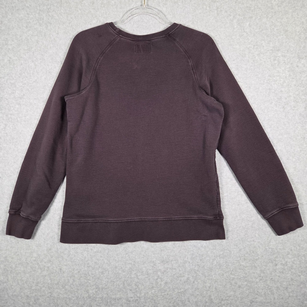 Pact Womens Large Sweatshirt Brown Raglan Organic Cotton Crewneck Pullover - Picture 4 of 8